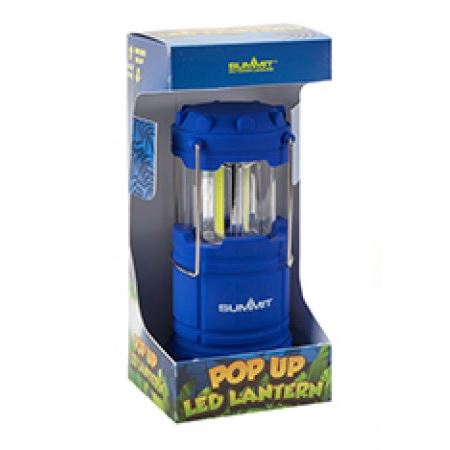 Summit Kids' Micro Cob LED Collapsible Lantern Assorted Colours