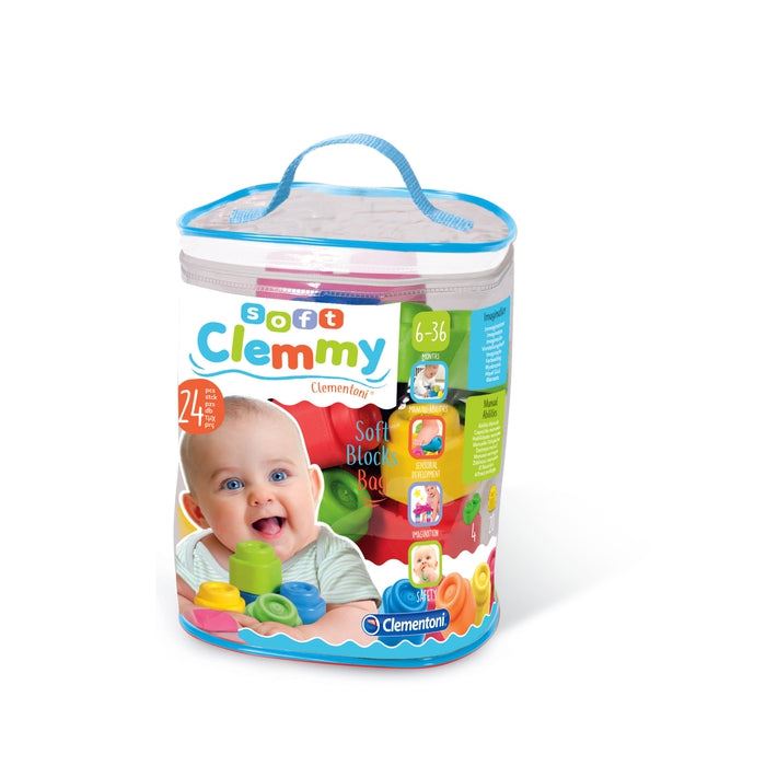 Baby Soft Clemmy  Soft Bag 24 Blocks