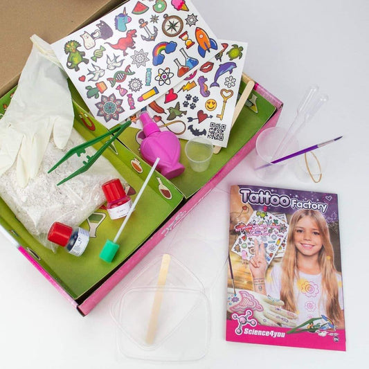 Tattoo Factory Educational Science Kit for Kids