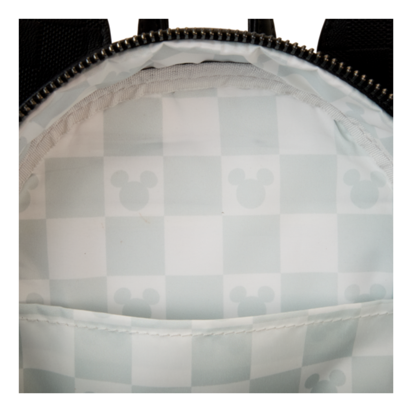 Loungefly - Disney Mickey Mouse Black Chequer Ears Mini Backpack