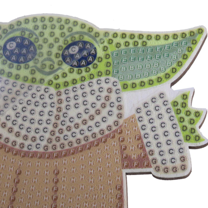 The Mandalorian Grogu Crystal Art Buddies