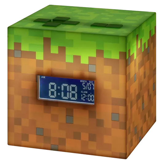 Minecraft Grass Dirt Block Alarm Clock