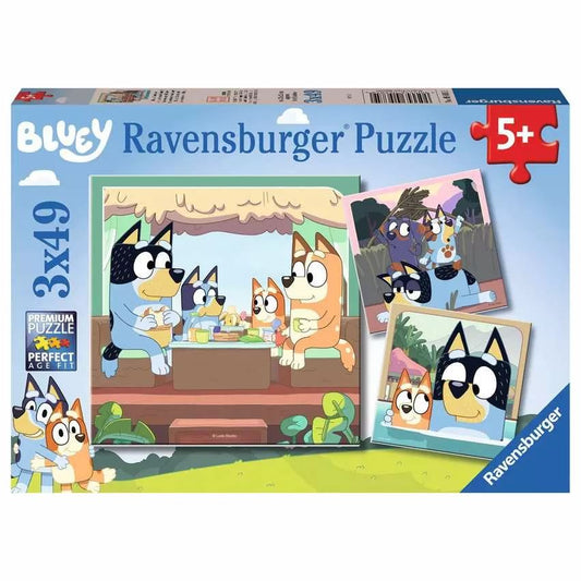 Bluey Jigsaw Puzzle 3x 49pc