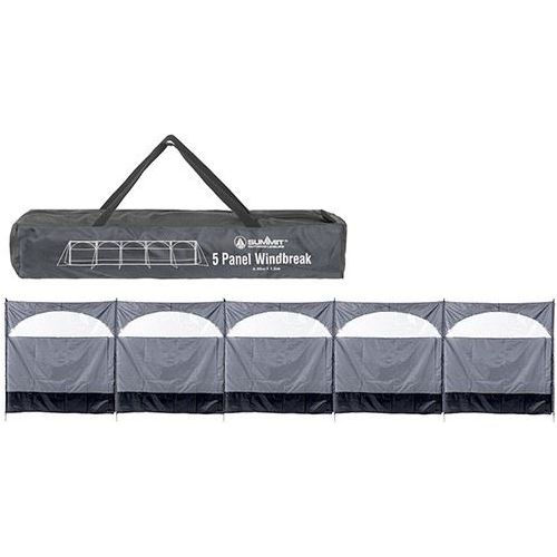 Summit 5-Panel Wind Breaker 150 x 835cm Slate Grey
