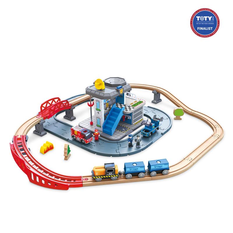 Hape Emergency Services HQ Playset