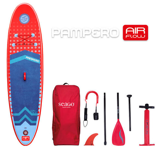 Seago Pamperro SUP Paddleboard with accessories
