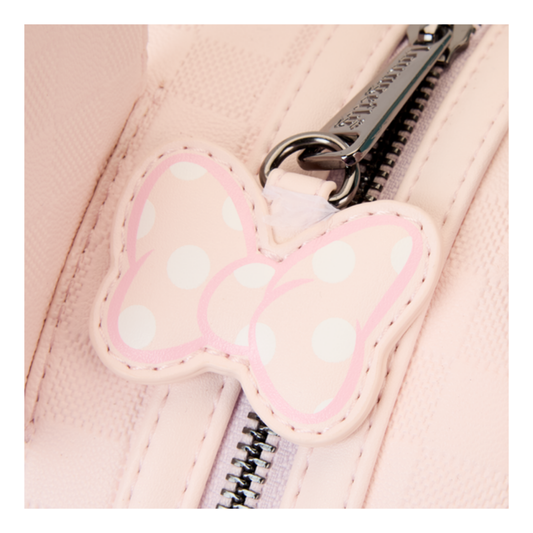 Loungefly - Disney Mickey Mouse Pink Chequer Ears Mini Backpack