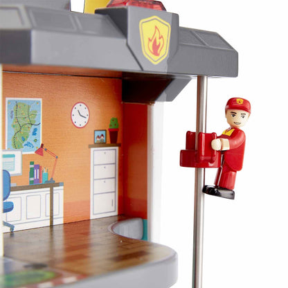 Hape Emergency Services HQ Playset