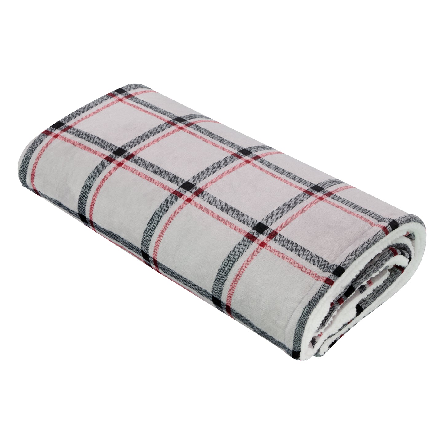 Plaid Luxury Soft Touch Heated Double Blanket /Throw