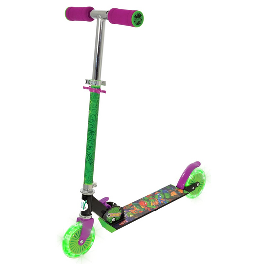 Teenage Mutant Ninja Turtles Folding Inline Scooter w/Light Up Wheels