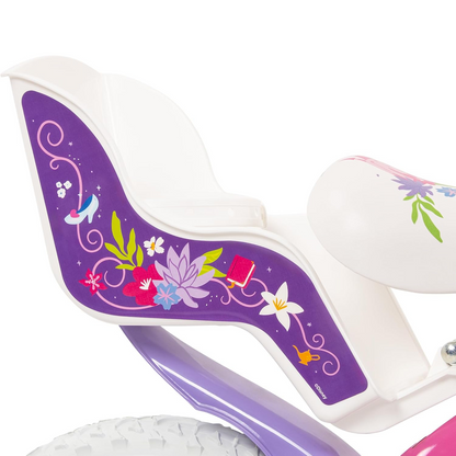Toimsa Disney Princess 14" Bicycle, with Stabilisers, Basket and Doll Carrier