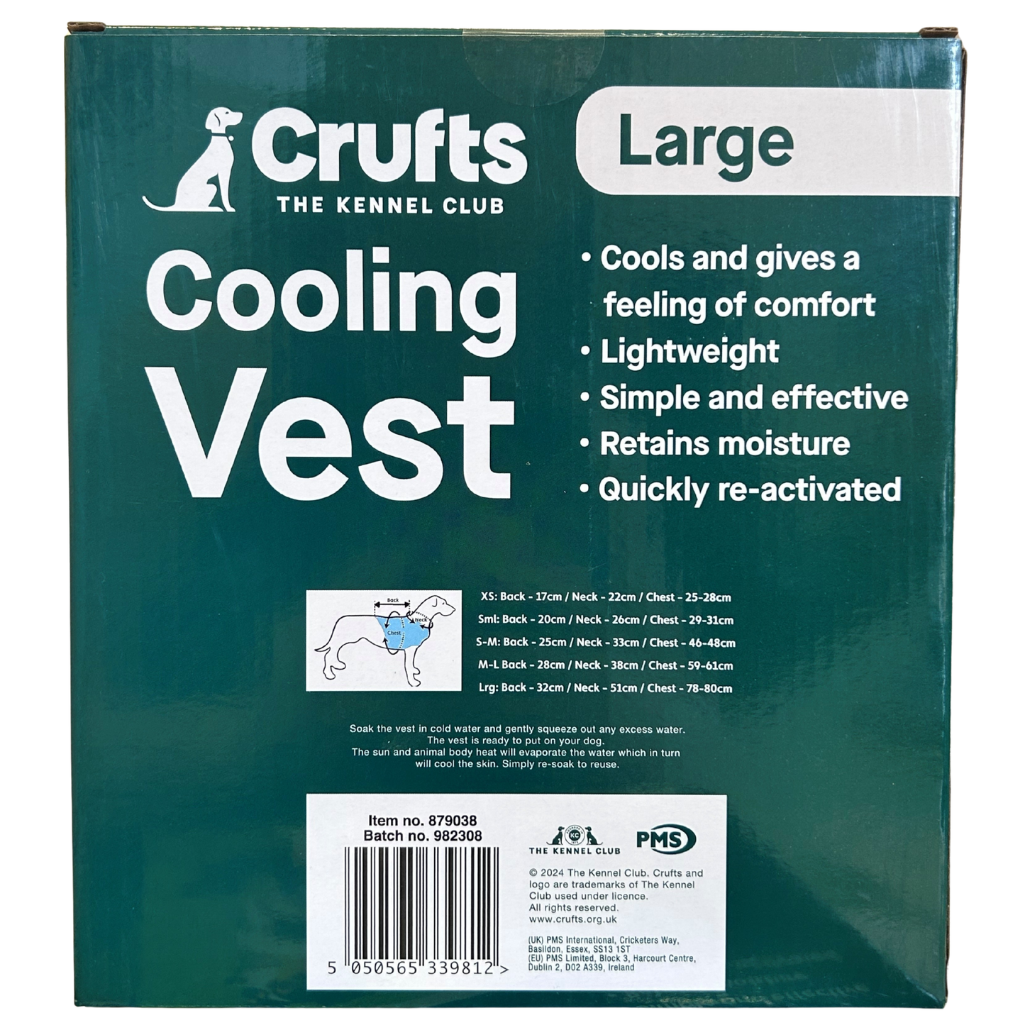 Crufts Cooling Vest L