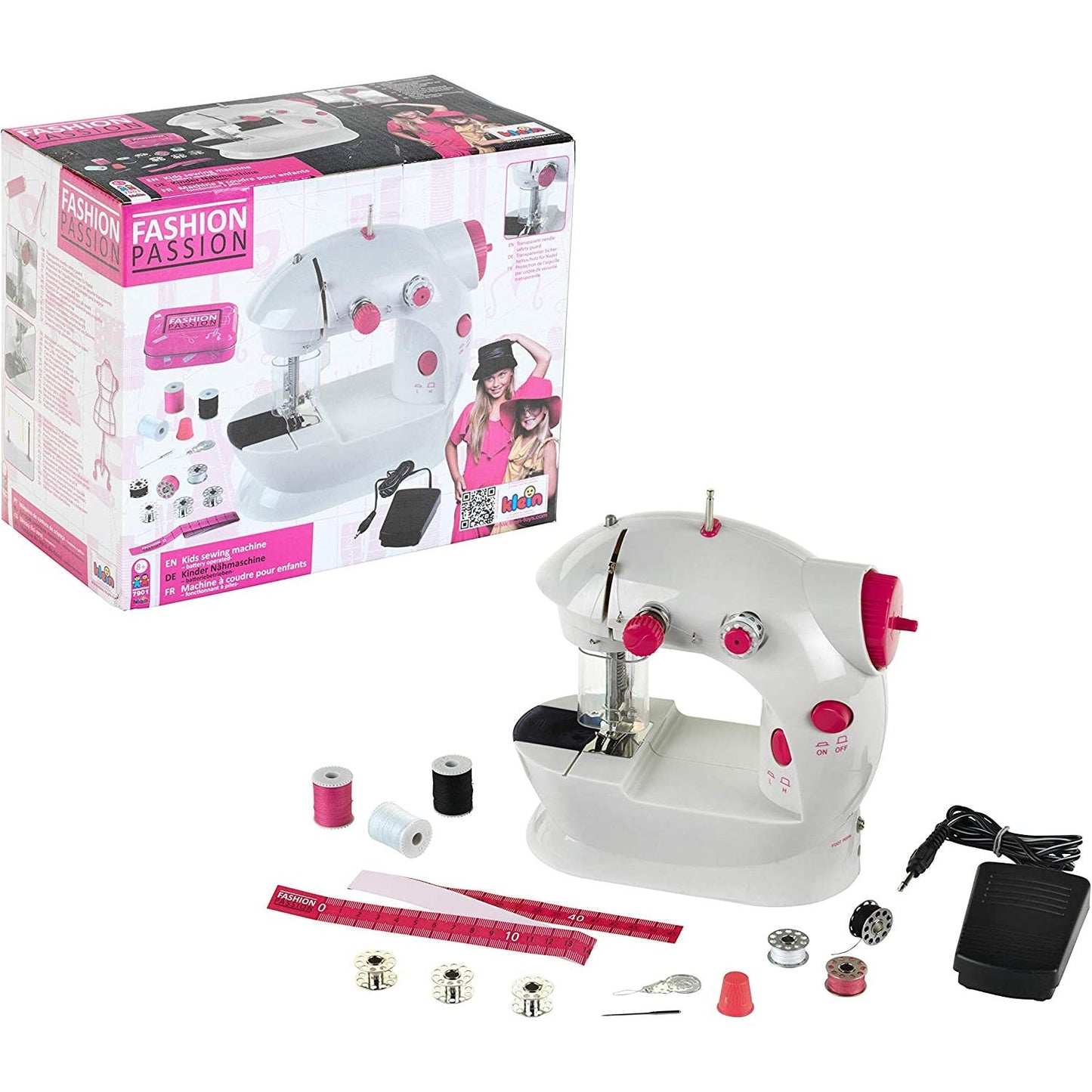 Portable Fashion Passion Kids Sewing Machine 2 Speed High Quality For Beginners Kids Gift