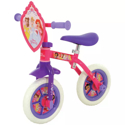Disney Princess 10" 2-In-1 Training Bike