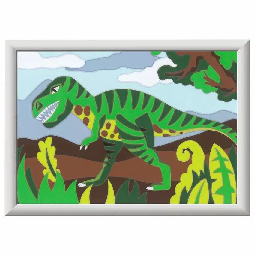 CreArt Paint by Numbers - Roaming Dinosaurs