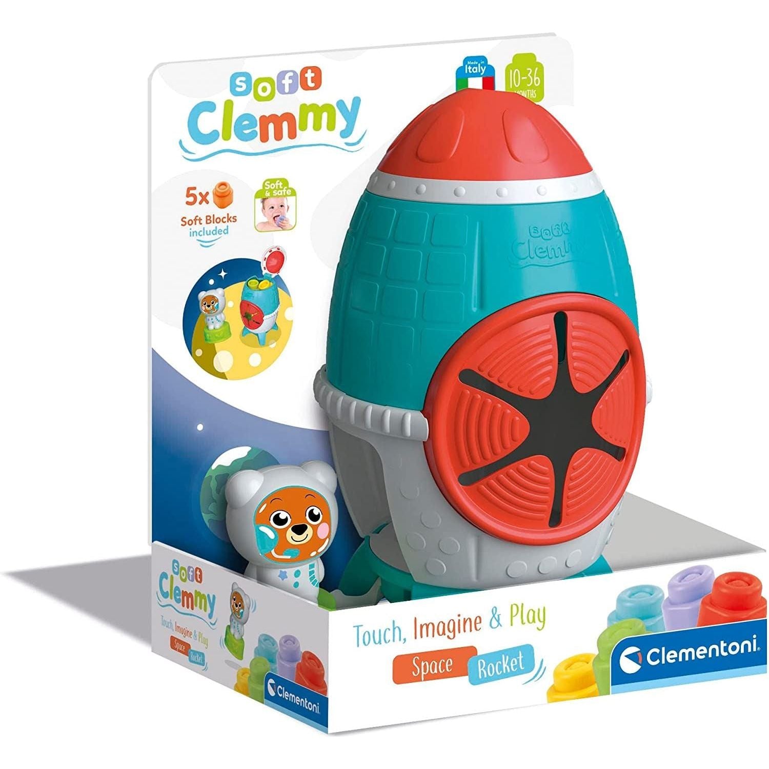 Baby Soft Clemmy Sensory Rocket