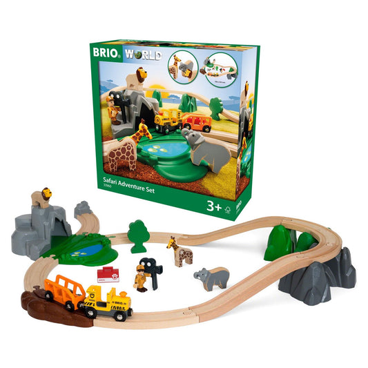 Brio Safari Adventure Train Set