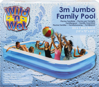 3m Jumbo Outdoor Family Paddling Pool