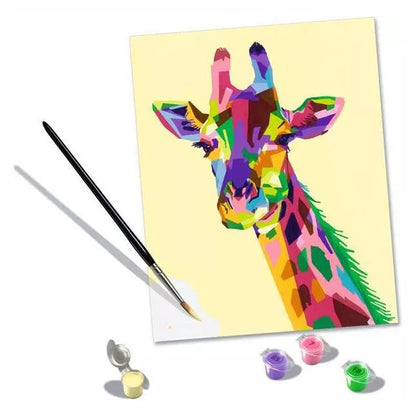CreArt Paint by Numbers - Funky Giraffe