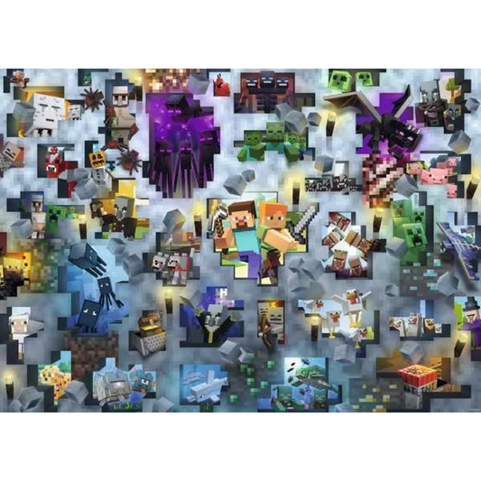 Ravensburger  Challenge Minecraft Mobs - 1000 Pieces Puzzle