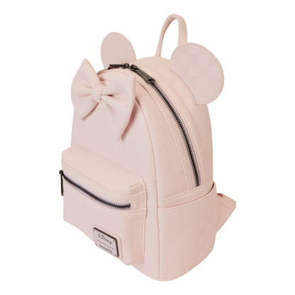 Loungefly - Disney Mickey Mouse Pink Chequer Ears Mini Backpack