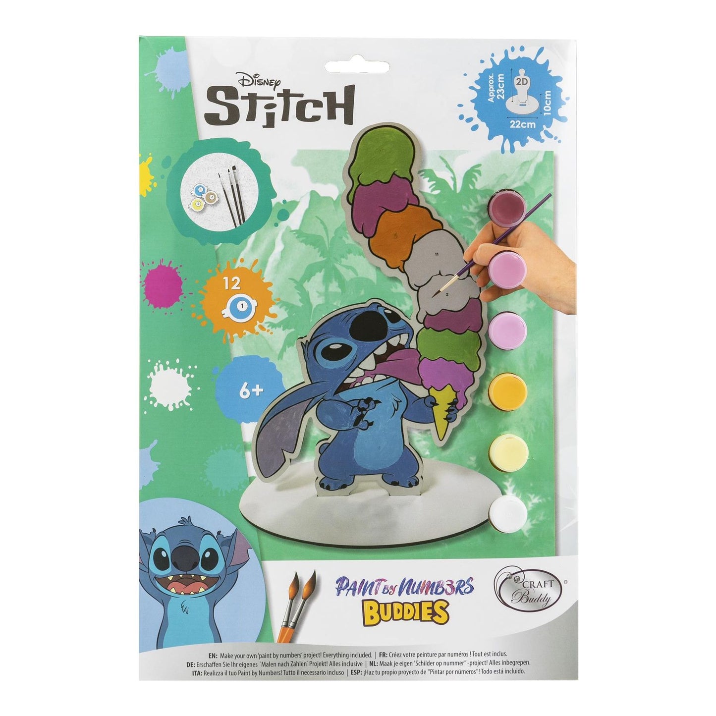 Disney Stitch XL Buddy Paint By Numbers Kit