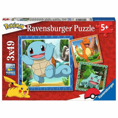 Pokemon Jigsaw Puzzles 3x 49pc