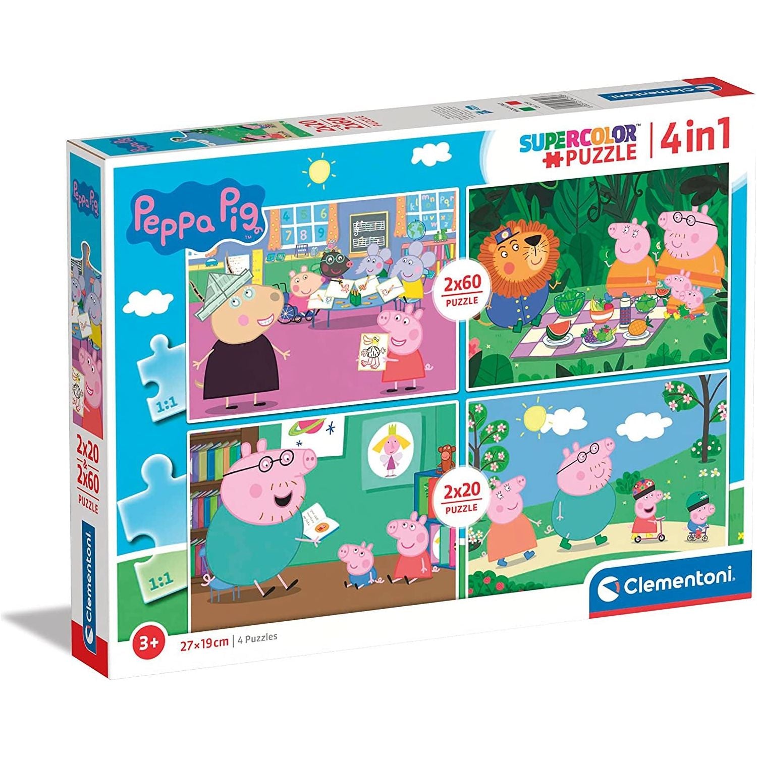 Peppa Pig Jigsaw Puzzles 2x20 + 2x60