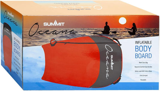 Summit Oceana Single Inflatable Bodyboard Red