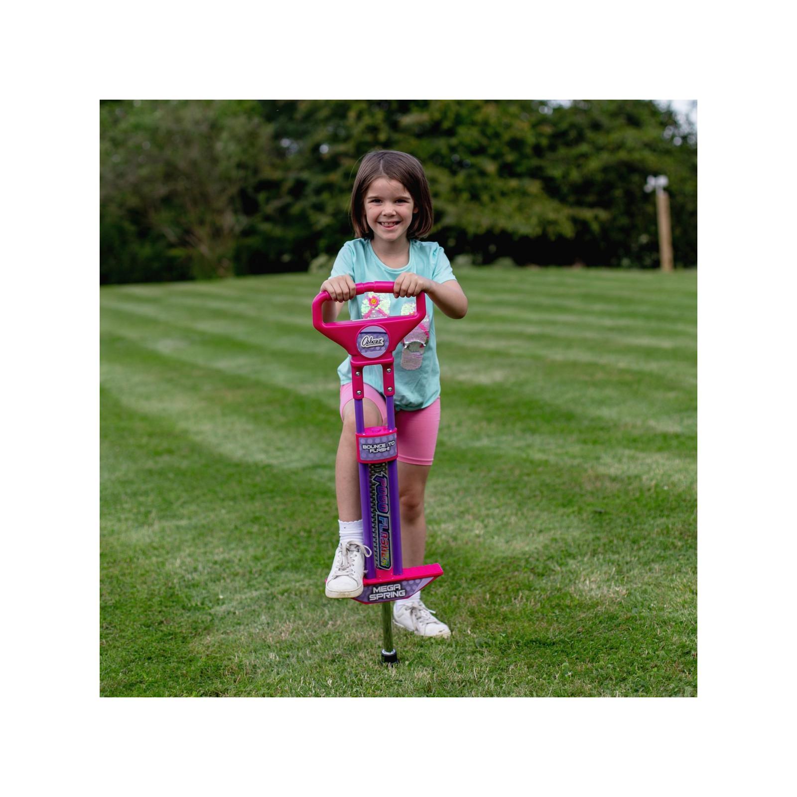 Ozbozz Kids Go Light Up Pink Pogo Stick