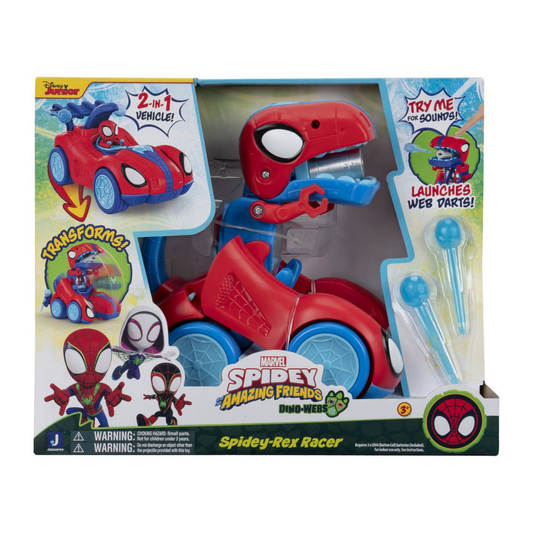Spidey And His Amazing Friends Spidey-Rex Racer Feature Vehicle