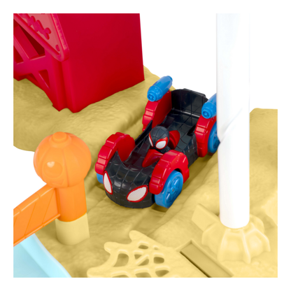 MARVEL Spidey and His Amazing Friends Construction Zone Chaos Track Set