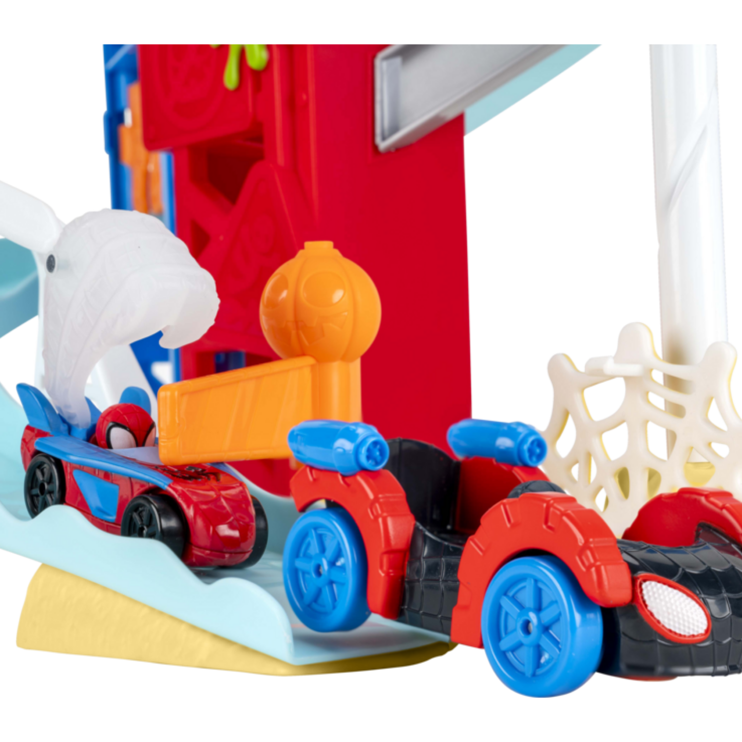 MARVEL Spidey and His Amazing Friends Construction Zone Chaos Track Set