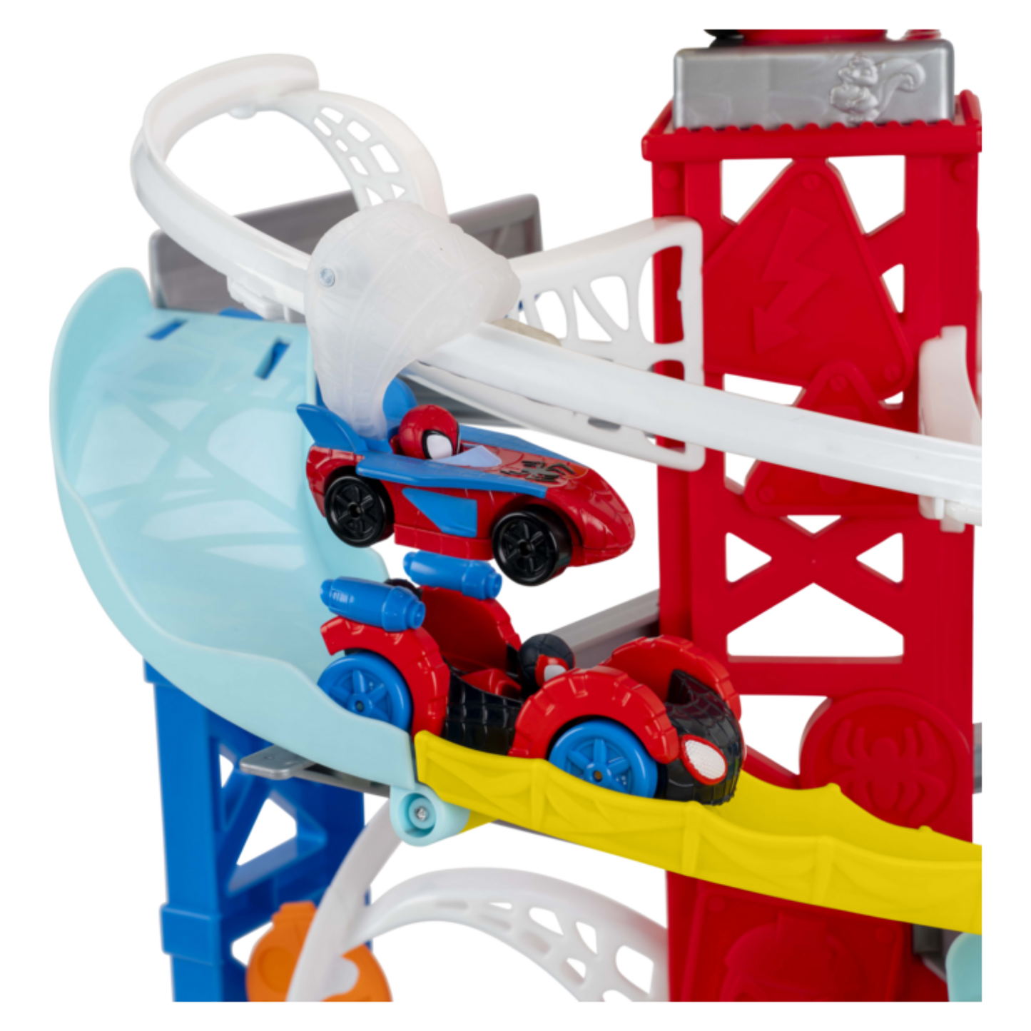 MARVEL Spidey and His Amazing Friends Construction Zone Chaos Track Set