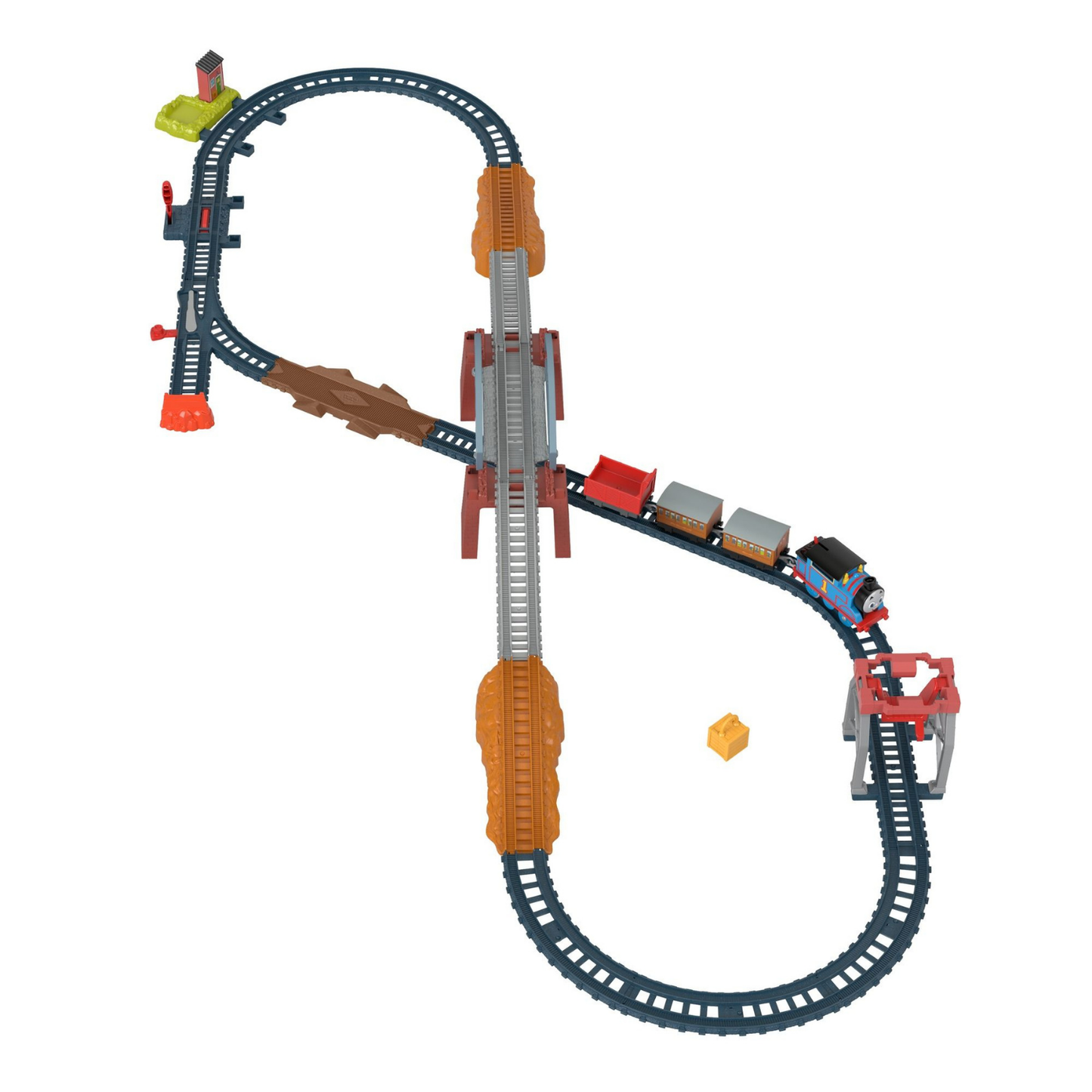 Fisher-Price Thomas & Friends 3-in-1 Package Pickup Train Set with motorized Thomas