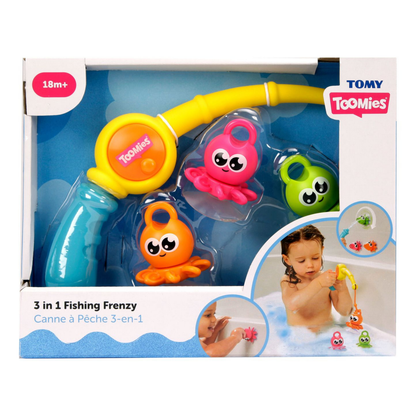 Tomy 3 In 1 Fishing Frenzy Bath Toy