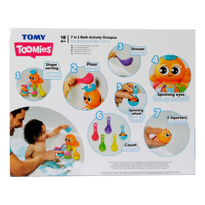 Tomy Toomies 7 In 1 Bath Octopus