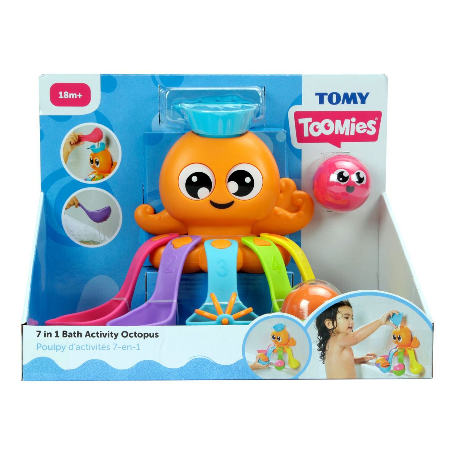 Tomy Toomies 7 In 1 Bath Octopus