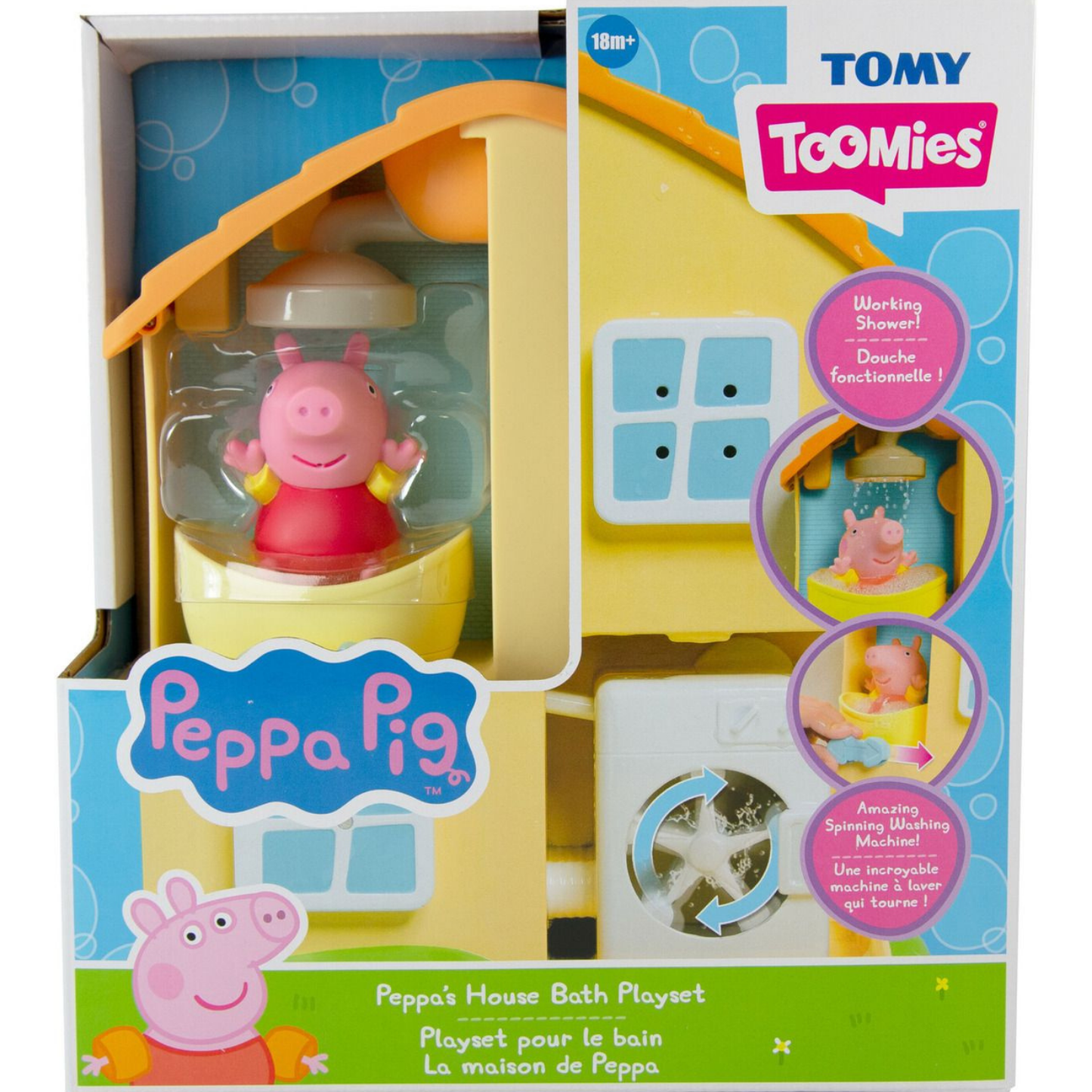 Toomies Peppa's House Bath Playset
