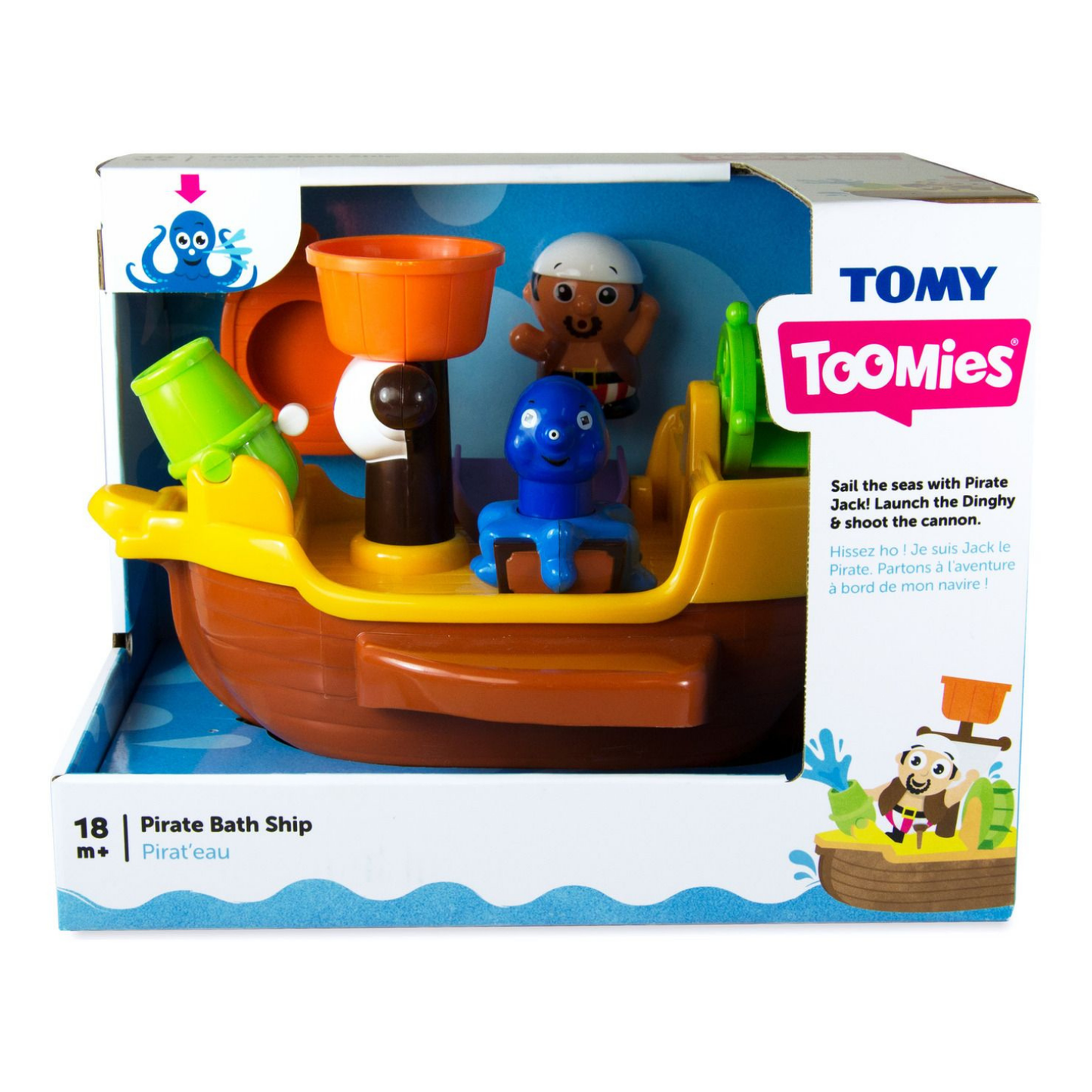 TOMY Toomies Pirate Ship Bath Toy