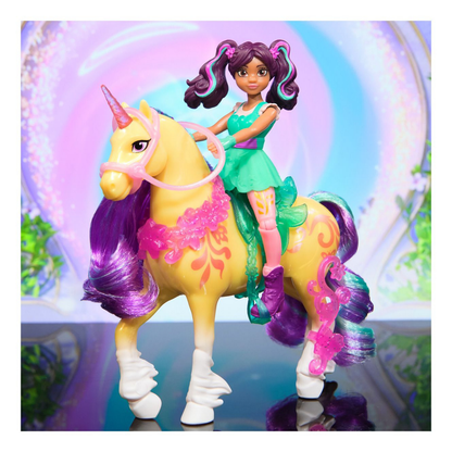 Unicorn Academy Small Doll Ava & Leaf