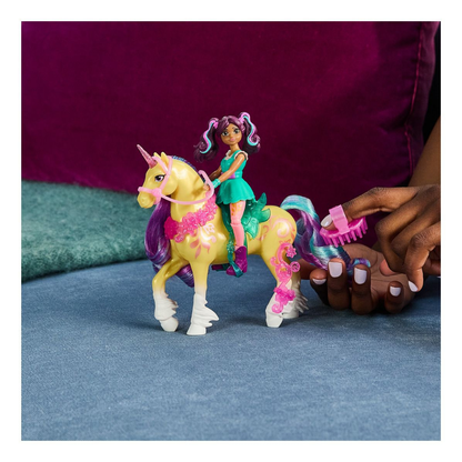 Unicorn Academy Small Doll Ava & Leaf