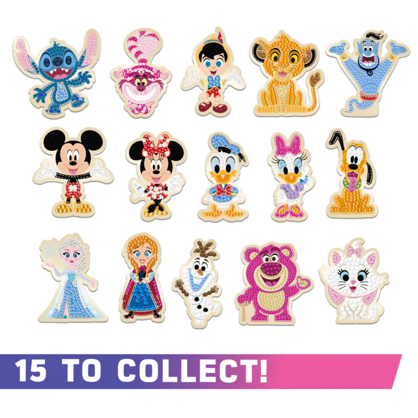 Craft Buddy Disney Crystal Art Pin Badge - Blind Bag Series 1