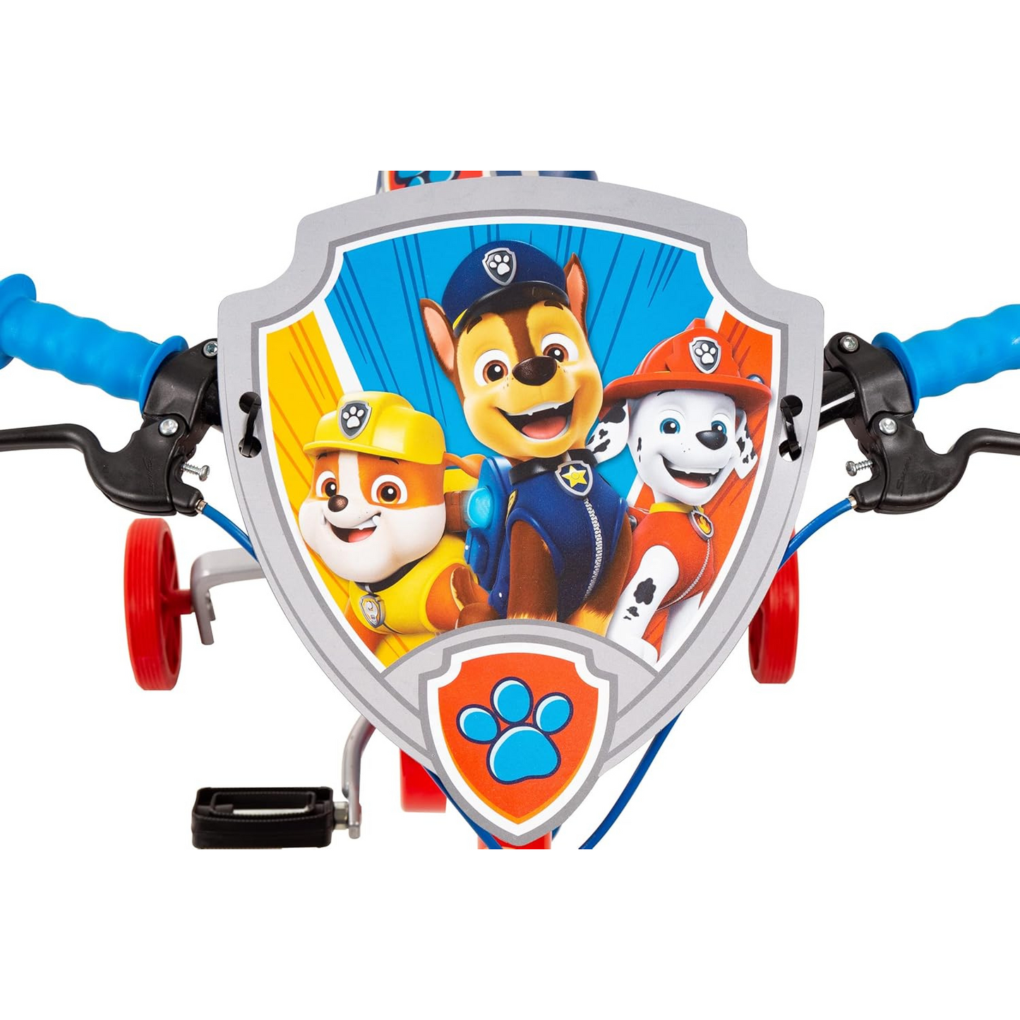 Toimsa Paw Patrol 12" Childrens Bicycle Red Fixed Rear Wheel