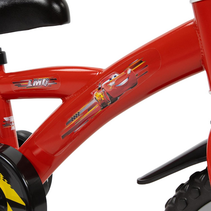 Toimsa Disney Cars 12 inch Bicycle with training wheel stabilisers