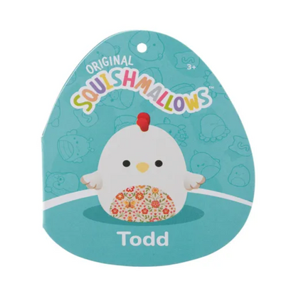 12IN TODD BEIGE ROOSTER SQUISHMALLOW