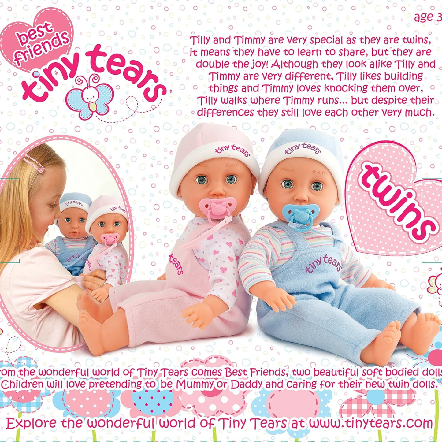 Tiny Tears Best Friends Dolls