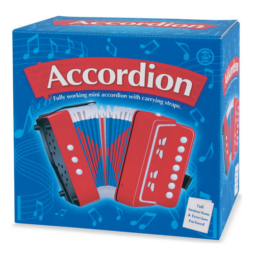 Red Toy Accordion