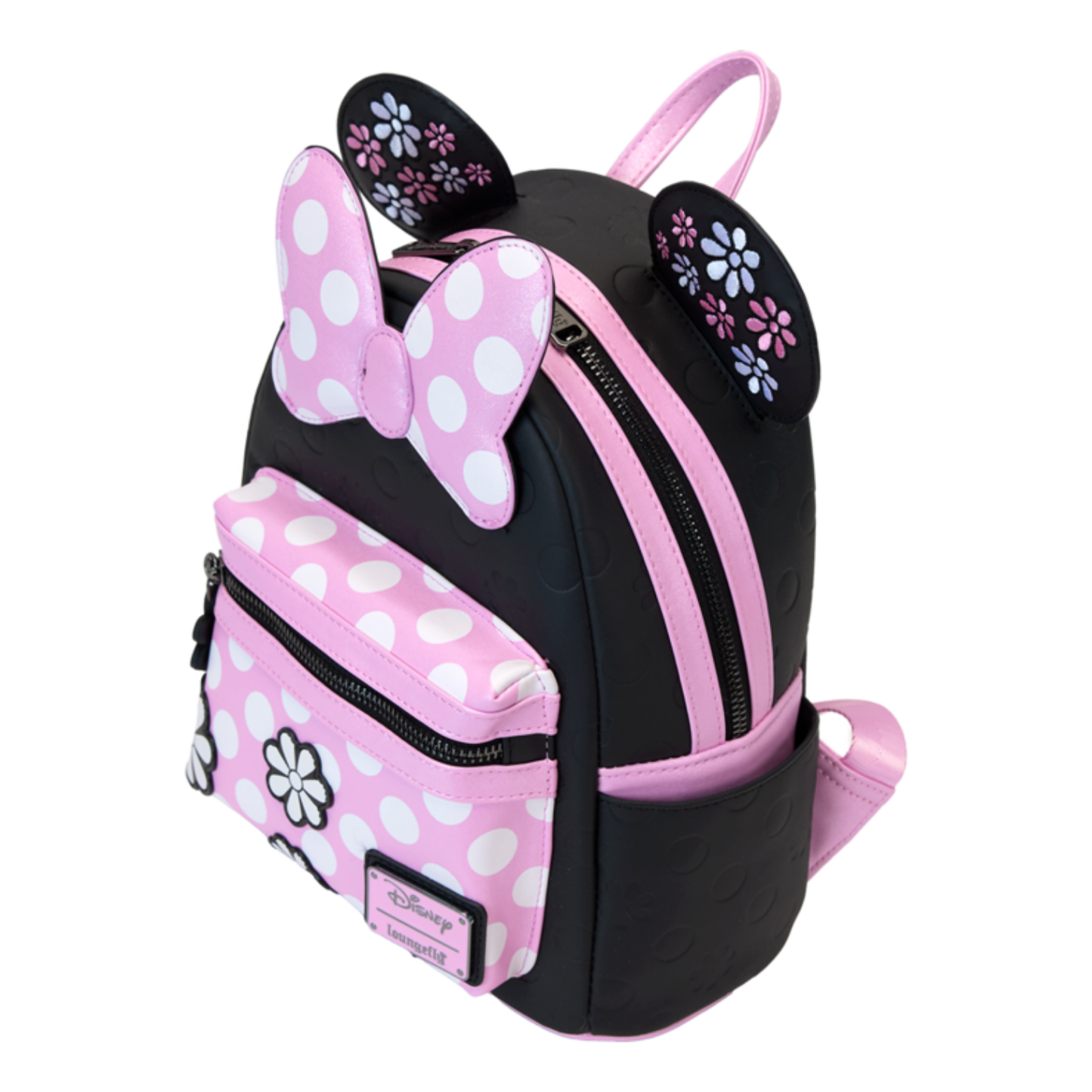 Loungefly - Disney Minnie Mouse Floral Rock the Dots Mini Backpack