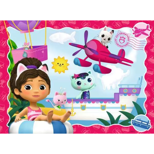 Ravensburger Gabbys Dollhouse Cat Adventures! - 100 Pieces Puzzle